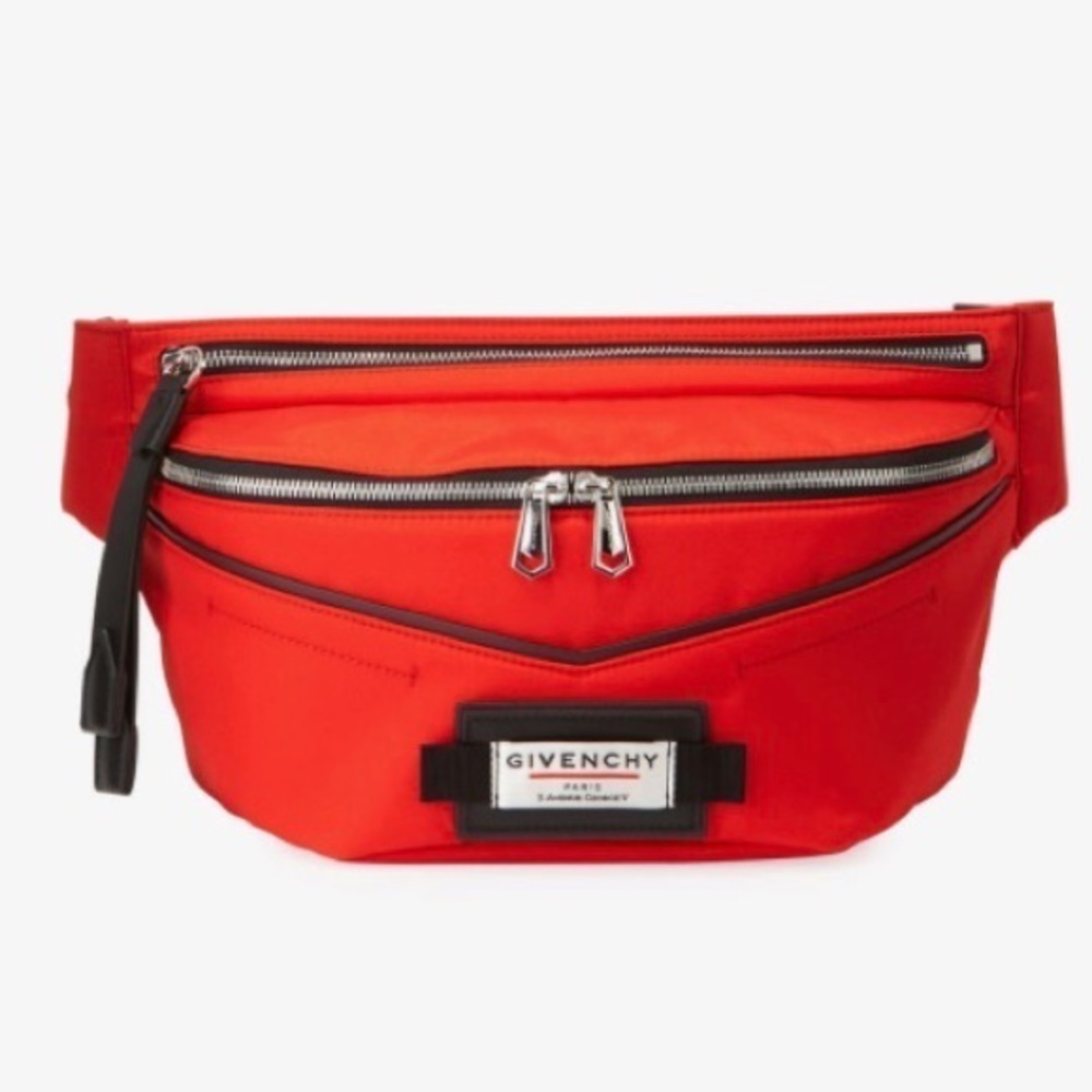 Givenchy  Atelier Nylon Leather-Trim Belt Bag - Picture 3 of 10